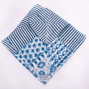 Bandana en coton imprimé floral, écologique, respirant, couvre-chef carré, streetwear, mode, festivals, événements, fournisseur en gros - Product Image 2