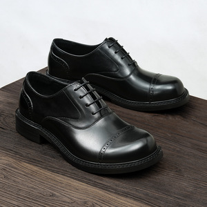 Zapatos de Negocios de Cuero Genuino con Suela Resistente al Desgaste y Plantilla Transpirable, Zapatos Formales para Hombre, Zapatos de Oficina - Product Image 3