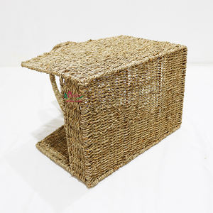 Cesta de Almacenamiento Decorativa de Seagrass Hecha a Mano Artex Dong Thap, Organizador Multifuncional para el Hogar, Vietnam - Product Image 4