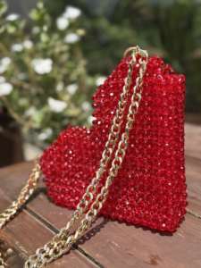 Sac à main élégant en perles faites à la main pour les fêtes de mariage Fourniture en vrac pour les détaillants exportateurs du monde entier Accessoires de mode - Product Image 3