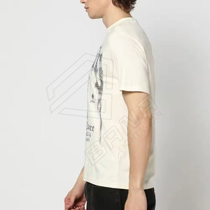เสื้อยืดกีฬาแขนสั้นผ้าโพลีเอสเตอร์สำหรับผู้ชายฤดูร้อนลายโลโก้เรียบไซส์ใหญ่พิเศษ - Product Image 2
