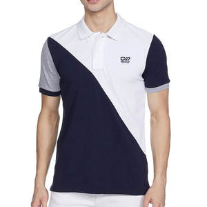OEM ODM Moda para hombre Polo Camisa de manga corta con cuello inclinado Contraste Diseño al por mayor para Streetwear y Retail - Product Image 1