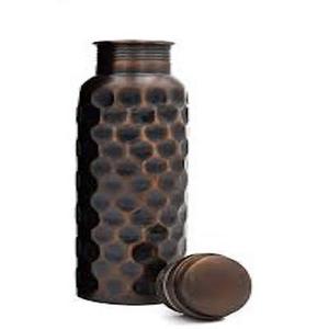 Bouteille d'eau en cuivre émaillé imprimée avec isolation thermique 0-6 heures, couvercle à vis écologique pour usage extérieur et domestique - Product Image 6