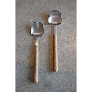 Vaisselle de cuisine en acier inoxydable à poignée personnalisée avec logo Ensemble de cuillères de service en or pour casseroles à dessert Ustensiles de cuisine - Product Image 5