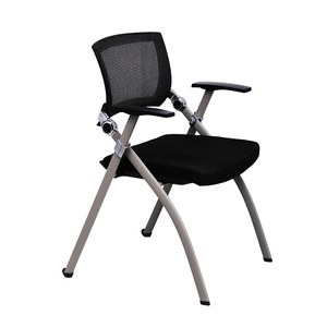 Bambi 01 BFGX002 Folding Office <b>Chair</b> Lift Style with Adjustable Height Mesh Backrest <b>Padded</b> Cushion Made of Foam Fabric PP - Product Image 1