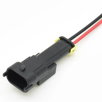 Para Bosch, enchufe de inyector Common Rail de combustible diésel automático de 2 pines, enchufe de Sensor de cigüeñal de coche 1928403698/1928404226 para hombre/mujer