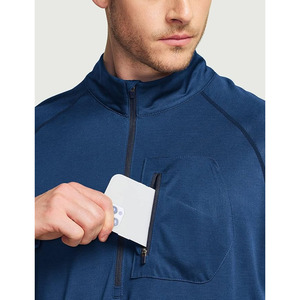 <b>Men's</b> Winter Varsity <b>Jacket</b> Polyester/Cotton Knitted Fabric Breathable Quick-Dry Stand Collar <b>Pullover</b> Closure Thin Warm Casual - Product Image 6