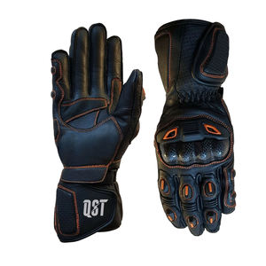 Guantes de Motociclismo de Carreras con Dedos Completos, Nudillos de Fibra de Carbono, Diseño Ventilado y Agarre Antideslizante para Pilotos Deportivos, Logotipo Personalizado - Product Image 6