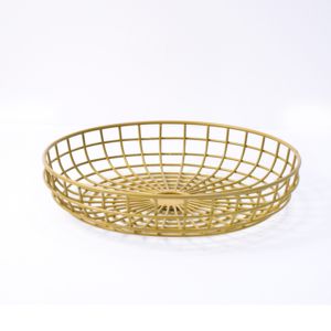 Plateau de service en métal noir à mailles fines, design moderne et luxueux, écologique et multifonctionnel, pour la maison, l'hôtel et la cuisine - Product Image 4