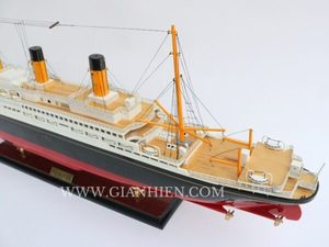 Gia Nhien Fabricant Conception personnalisée RMS MAJESTIC Bateau de croisière MODÈLE DE BATEAU EN BOIS MODÈLE DE BATEAU EN bois DE HAUTE QUALITÉ - Product Image 6