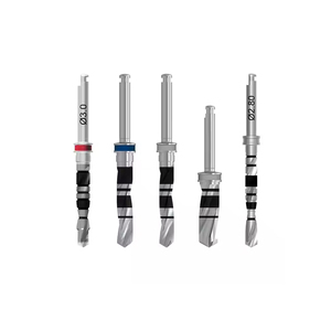 Implante Dental Eléctrico Irrigación Externa Taladros Negros Soporte de Fresa de Acero Cilíndrico - Product Image 5