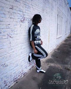 Ropa de calle personalizada de alta calidad para hombre, Camisetas estampadas de gran tamaño, chándales de algodón térmico de lana duradera, conjuntos de camisetas para hombre - Product Image 2