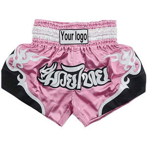 Pantalones cortos de Muay Thai MMA para hombre de alta calidad, logotipo personalizado, posición frontal, precio bajo, Kickboxing, lucha de boxeo, patrón de ropa deportiva corta - Product Image 4