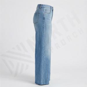 <b>Women's</b> Teresa Tummy Slimming Denim Wide Leg <b>Jeans</b> Trendy Denim Pants Casual Street Wear Girl Long Wide Leg Loose Washed - Product Image 3