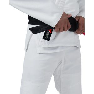 ชุดกีฬาผ้าฝ้าย BJJ สำหรับผู้ชายชุดยูโดผ้าฝ้ายพรีเมี่ยม - Product Image 3