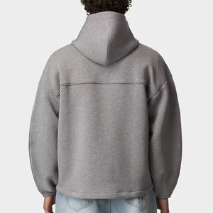 Sweat à capuche oversize à fermeture éclair, coupe ample, de haute qualité, pour homme, personnalisable avec votre logo - Product Image 4
