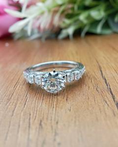 Men's Luxury 10K 18K Gold Trendy Hip Hop <b>Ring</b> <b>Full</b> VVS Natural Diamond Rounded Baguette for GIA Certified Classic Wedding Party - Product Image 1