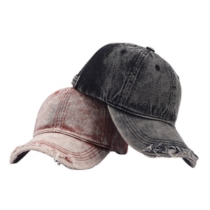 Haute qualité hommes Vintage réglable coton casquette de Baseball nouveau Style imperméable lavé en détresse 3D broderie Technique - Product Image 1