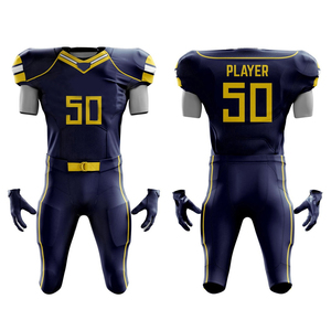 Ensemble de maillots de football américain pour hommes de haute qualité, service OEM d'impression par sublimation de dernière conception pour uniformes de sport NFL - Product Image 3