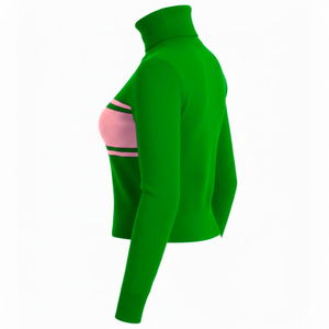 Pull à col roulé Alpha Kapa Alpha Sorority pour femme, pull tricoté à col montant, pull décontracté à col polo, pull chaud - Product Image 3