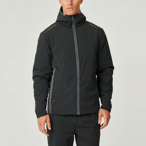 Chándal de hombre con capucha para invierno, con cordón ajustable, pierna ajustada, corte regular, absorción de humedad, secado rápido, ligero - Product Image 3