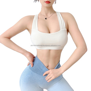 Soutien-gorge de sport croisé Sexy de haute qualité pour femmes gilet de Fitness Anti-affaissement avec beau dos soutien-gorge de Yoga de haute qualité - Product Image 1