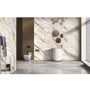 Gras belle 600x1200mm anti-dérapant carreaux de porcelaine émaillés numériques Accents de conception moderne pour les écoles d'appartement prix raisonnable - Product Image 1