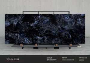 Sophistication architecturale moderne utilisant des dalles de porcelaine grises à haute brillance de 1200x2800 mm - Product Image 5