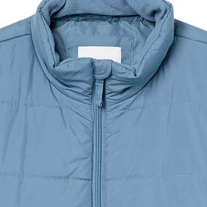 Top Qualité Hiver Sans Manches Brillant Puffer Gilet Veste Logo Personnalisé Bulle Hommes Gilets Avec Capuche - Product Image 6