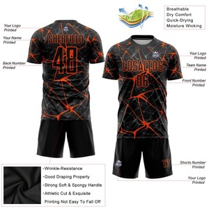 Wholesale Custom <b>Soccer</b> Football Uniform Jerseys <b>Soccer</b> Shirts Custom Jersey Stitched Personalized Football Kit for Men - Product Image 3