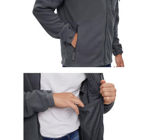 Pakistan Made Low MOQ Hombres Chaquetas de lana Reversible Tallas grandes Manga larga Hombres Chaquetas de lana - Product Image 6