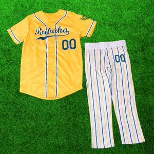 Uniforme de baseball de softball de joueur d'équipe en polyester respirant conçu sur mesure-ensemble complet de vêtements de sport imprimés par sublimation numérique - Product Image 1