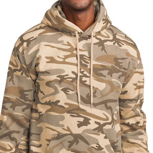 Sweat-shirts personnalisés de haute qualité pour hommes, 420, 450, 500, 600 g/m², imprimé camouflage, 100 % coton, sweat-shirt en polaire, sweat-shirt d'hiver de haute qualité pour hommes - Product Image 3