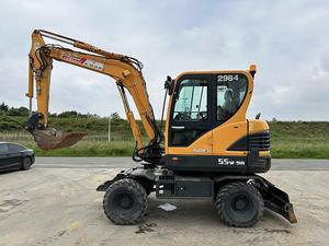 Mini-excavatrices sur roues avec livraison gratuite, excavatrices de 7, 8, 10, 12, 15 tonnes pour travaux de construction de canaux miniers, à vendre - Product Image 2