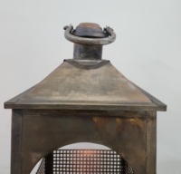 Grand support de pilier en fer à cadre métallique élégant et polyvalent pour l'intérieur et l'extérieur Bougeoir de Noël Porte-bougie de décoration intérieure durable