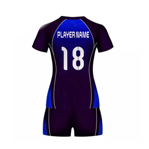Uniforme de Voleibol Unisex Personalizado, Material 100% Poliéster, Impresión por Sublimación, Uniforme de Voleibol Transpirable de Secado Rápido - Product Image 6