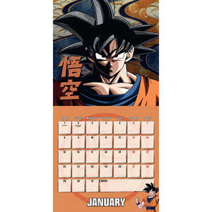 Calendario de pared Dragon Ball Z 2024, minipóster de diseño moderno con tinta - Product Image 4