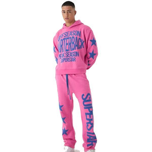 Bulk Order Supplier for Oversized Mens Tracksuits Custom <b>Hoodie</b> and Jogger Set Streetwear Wholesale Fashion Sportswear - Product Image 1