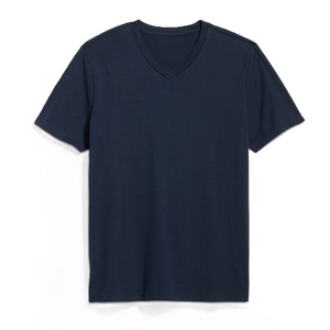 T-shirt col V personnalisé pour homme, 100 % coton, qualité supérieure, coupe décontractée, manches courtes, grammage lourd, anti-plis - Product Image 4