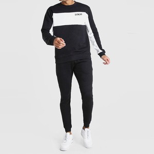 Survêtement personnalisé de haute qualité pour hommes Slim Fit respirant Jogging ensemble Streetwear couleurs unies pas cher taux/prix usine 2026 - Product Image 1