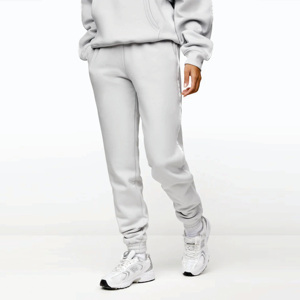 65% cotone 35% poliestere materiale Super morbido nastro di marca Trim Dynamic Jogger ruba pantaloni della tuta da <span class=keywords><strong>donna</strong></span> <span class=keywords><strong>grigi</strong></span> - Product Image 1