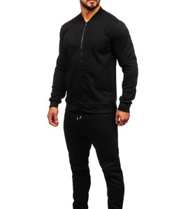 Venta al por mayor de chándales de terciopelo por encargo de los hombres logotipo y tamaño personalizados de secado rápido de los hombres de moda chándales personalizados OEM - Product Image 4