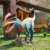 Modèle de dinosaure animatronique réaliste pour parcs d'aventure, intérieur/extérieur, pour centres commerciaux et aéroports