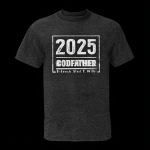 Camiseta con Marco Elegante 'Padrino para Ser' 2025, Camiseta Promocional 'Padrino' Elegante - Product Image 3