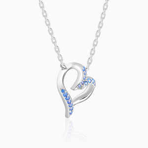 <b>Silver</b> Dewy Heart <b>Necklace</b> Zircon Diamond <b>Pearl</b> Gold Rose Gold Rhodium Plated Trendy Cute Style for Engagement Platinum Rope - Product Image 5
