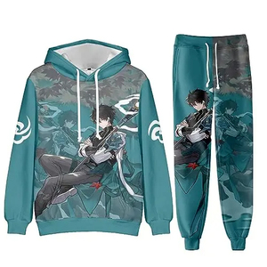 Survêtements à sublimation Vente en gros vrac Tissu polyester imprimé personnalisé Vêtements de sport Fabricant OEM ODM Fournisseur - Product Image 1