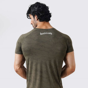Camiseta de estilo personalizado para hombre, venta al por mayor, 50% Algodón, 50% poliéster, camiseta lisa en blanco, venta al por mayor - Product Image 2