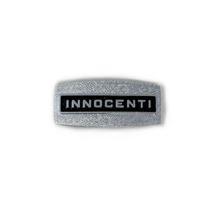 Emblema cuadrado frontal "Innocenti" para Lambretta LI S3 + TV3 + Special + SX (1968-1969) últimos modelos (1968-1969) - Product Image 1