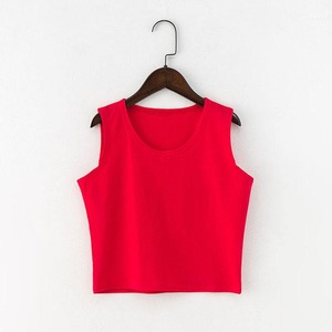 Camiseta sin mangas de algodón para mujer, chaleco de cáñamo ecológico de fábrica de nuevo estilo para mujer, camiseta sin mangas de algodón orgánico - Product Image 5