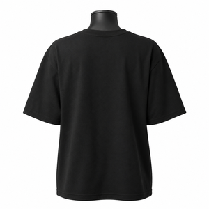 Camiseta Negra Extra Grande Personalizada para Mujer, Camiseta Casual de Manga Corta Rosa, Ropa Urbana al por Mayor - Product Image 2